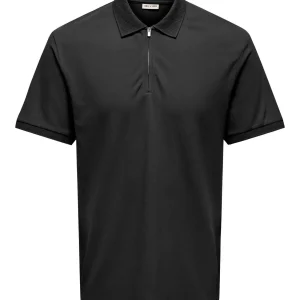 Onscory Reg Ss Halfzip Polo Frml Tee