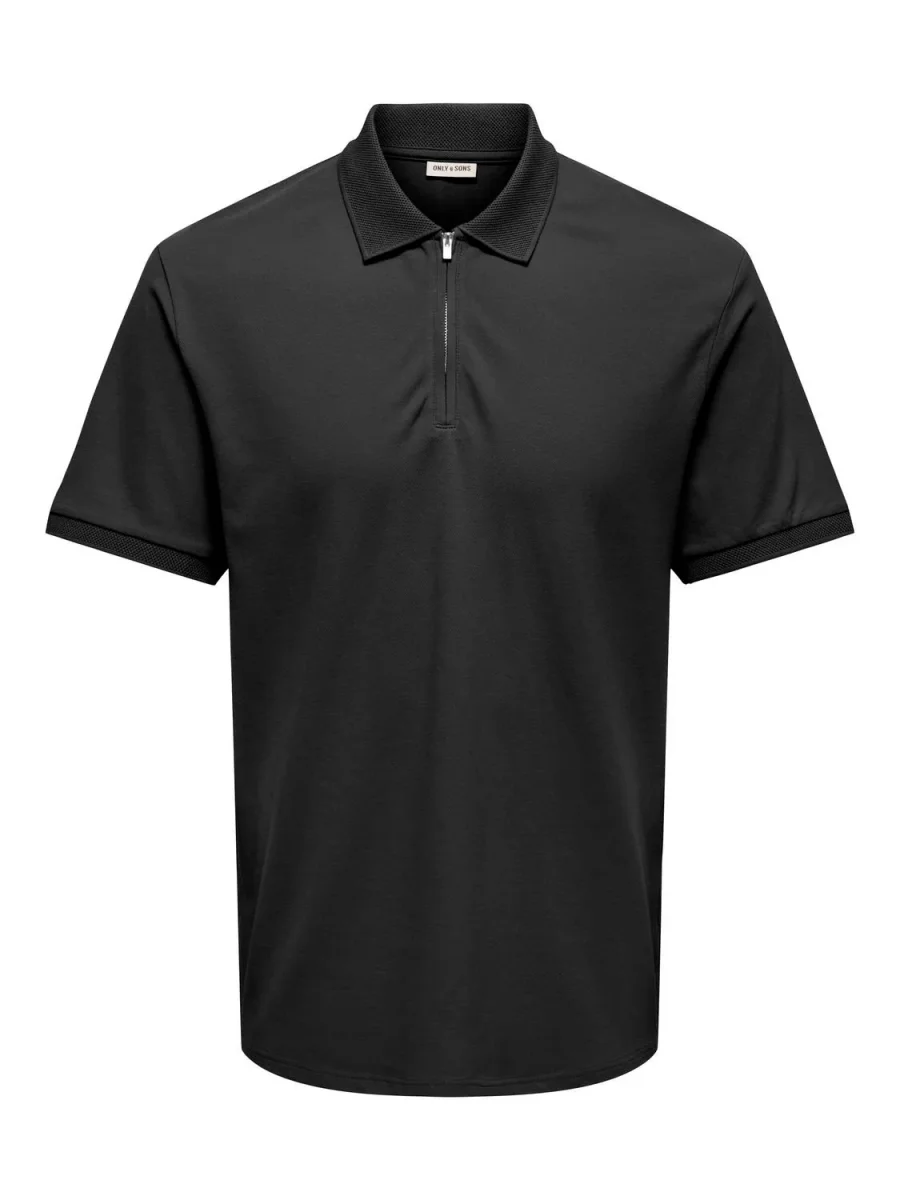 Onscory Reg Ss Halfzip Polo Frml Tee