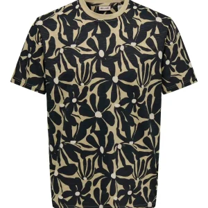 Onsperry Life Reg Leaf Aop Ss Tee