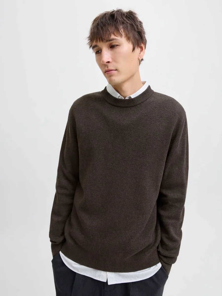 Jprblamilano Stitch Knit Crew Neck Sn - Image 5