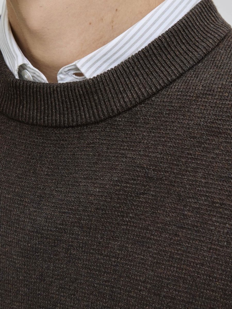 Jprblamilano Stitch Knit Crew Neck Sn - Image 3