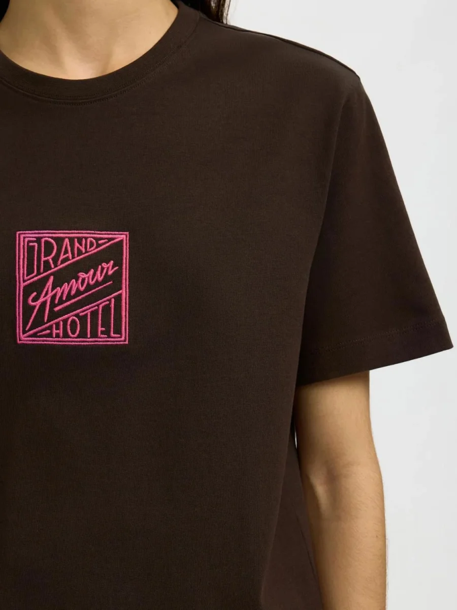 Slfrelaxed Brook Ss Hotel Amour Tee - Image 3