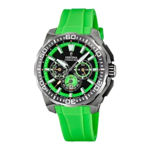 Festina Chronobike Herreklokke i Stål - 200m Vannbestandig