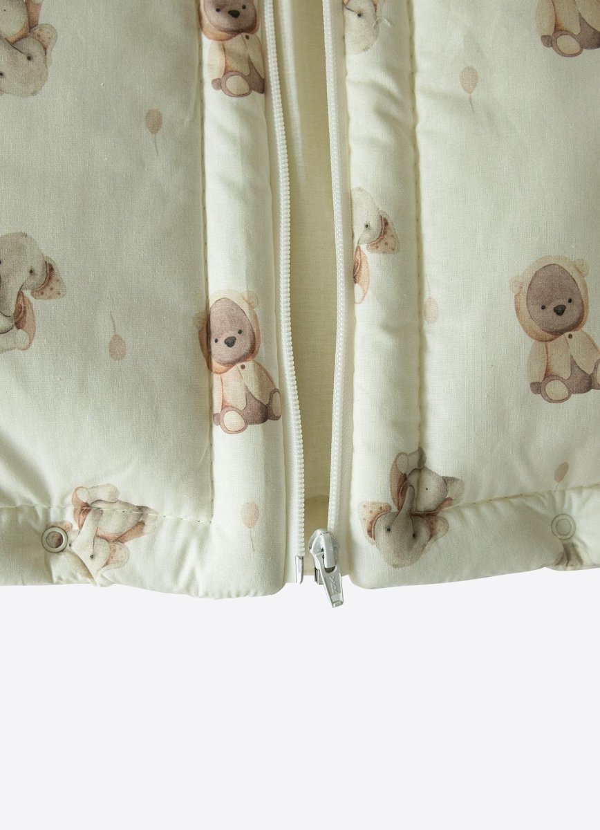 My Bestie Zippered Blanket-88*83 CM - NATURLIG - Image 6